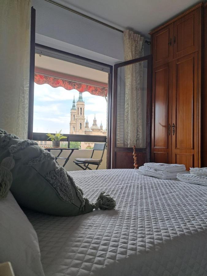Apartamento Con Vistas Al Pilar Con Aparcamiento Privado سرقسطة المظهر الخارجي الصورة